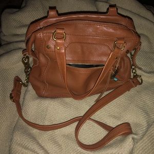 The Sak Brown Leather Crossbody